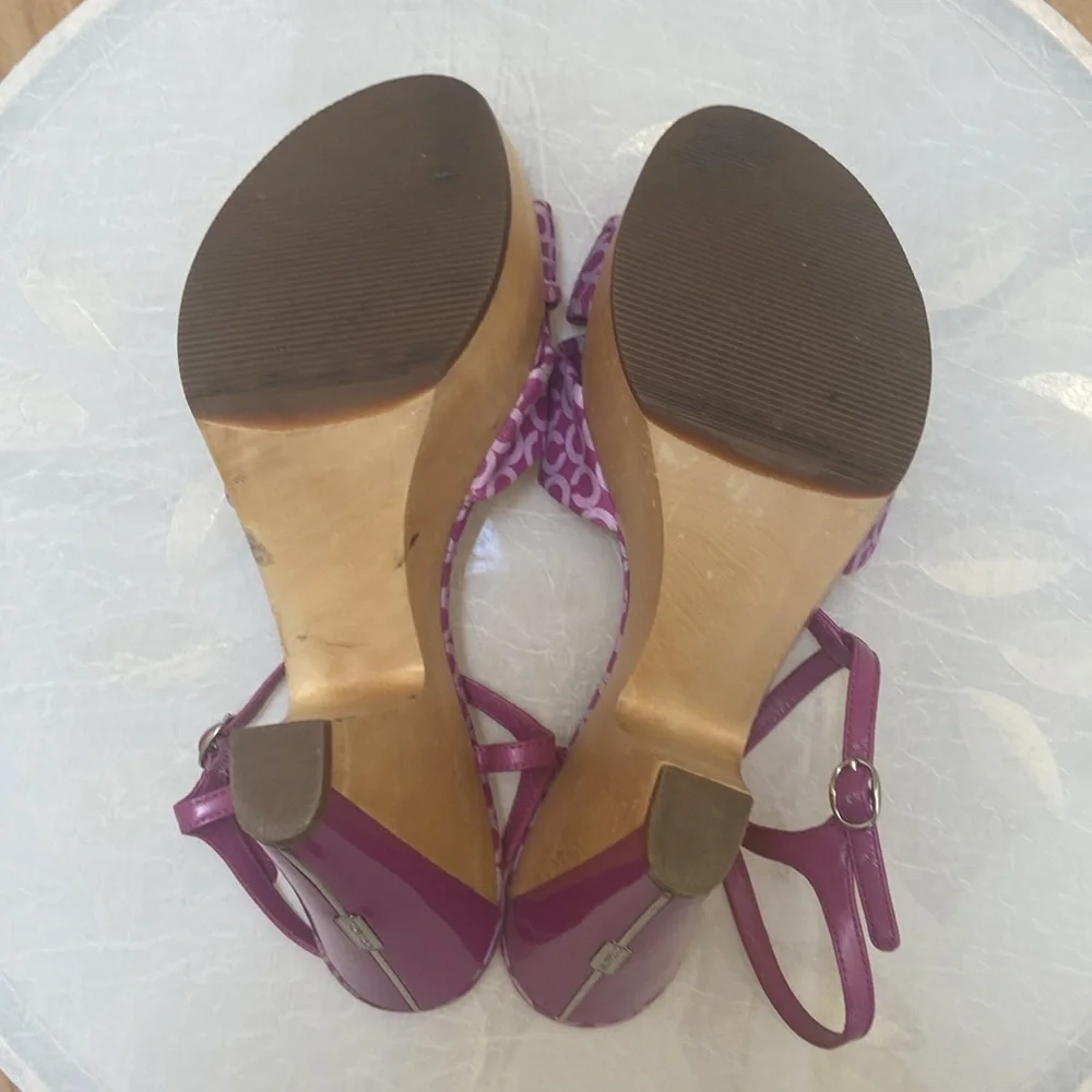 Coach Purple Women's Sandals - Picture 5 of 7
